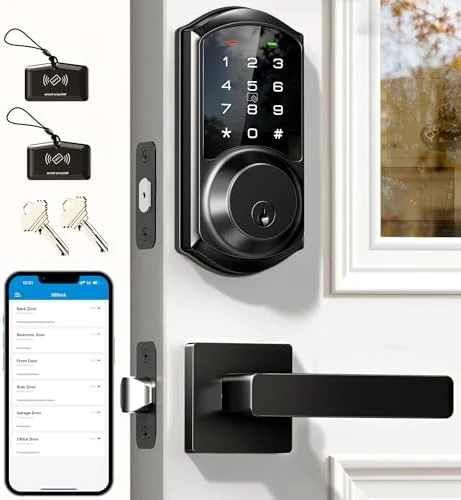 Smart Lock with 2 Lever Handle Set — Smart Lock, Veise