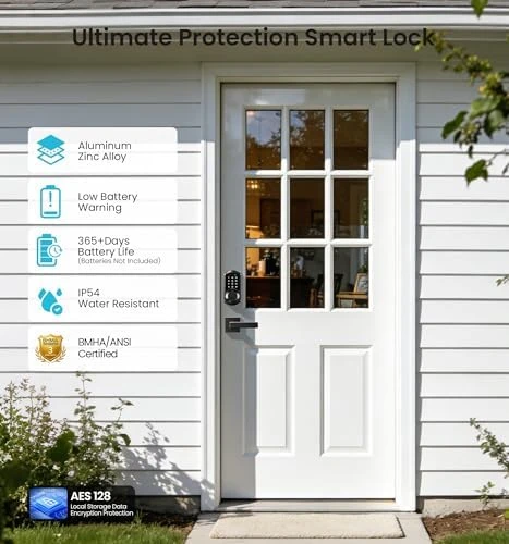 Smart Lock with 2 Lever Handle Set — Smart Lock, Veise