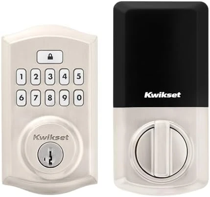 SmartCode 260 Keyless Entry Electronic Keypad Deadbolt Door Lock with Auto-Lock, Custom User Codes, Advanced Security in... — Smart Lock, Kwikset