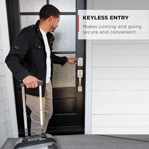 SmartCode 260 Keyless Entry Electronic Keypad Deadbolt Door Lock with Auto-Lock, Custom User Codes, Advanced Security in... — Smart Lock, Kwikset
