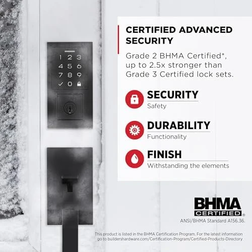 SmartCode 270 Touchpad Deadbolt Lock — Smart Lock, Kwikset