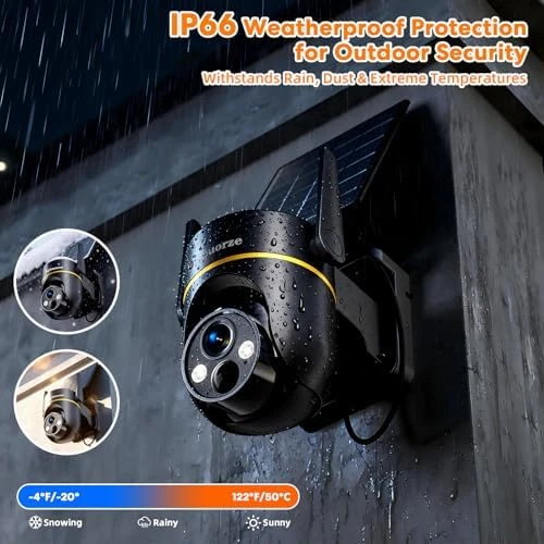 Solar Security Camera Wireless Outdoor — Security Camera, Lybuorze