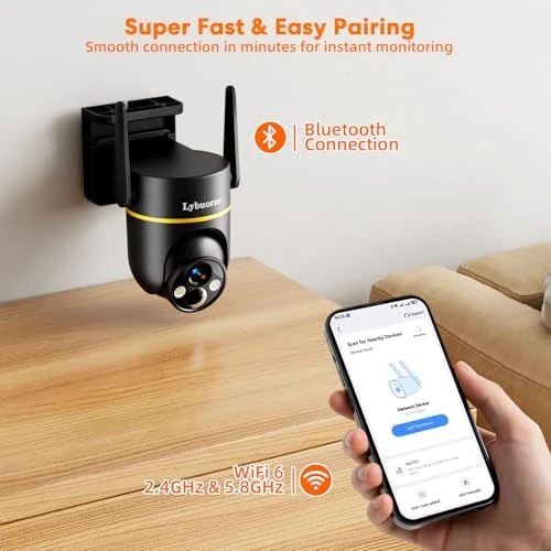 Solar Security Camera Wireless Outdoor — Security Camera, Lybuorze