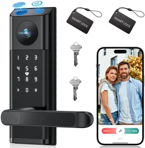 Video Smart Lock with Camera & Doorbell — Smart Lock, Camcamp