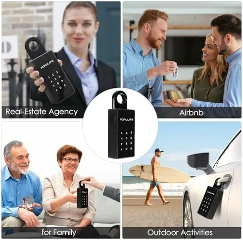 WiFi Lock Box for Outside with Gateway — Smart Lock, Populife