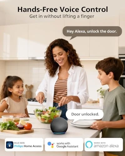 WiFi Smart Door Lock with Handle — Smart Lock, Philips