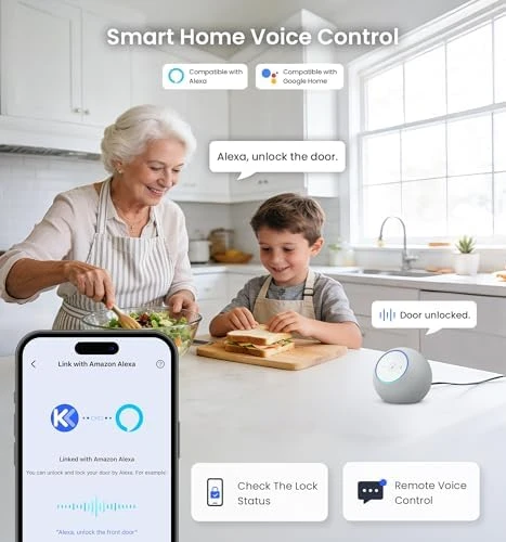 WiFi Smart Front Door Lock Set — Smart Lock, Veise