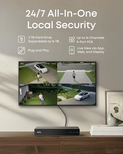 4K NVR Security Camera System S4 Max — Security Camera, eufy