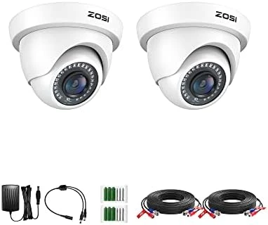 5MP Wired Security Camera System with Pan/Tilt 360° View — Security Camera, ZOSI