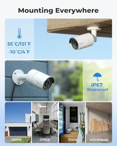 8CH 5MP Security Camera System — Security Camera, Reolink