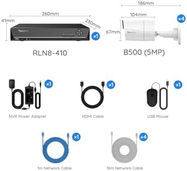 8CH 5MP Security Camera System — Security Camera, Reolink