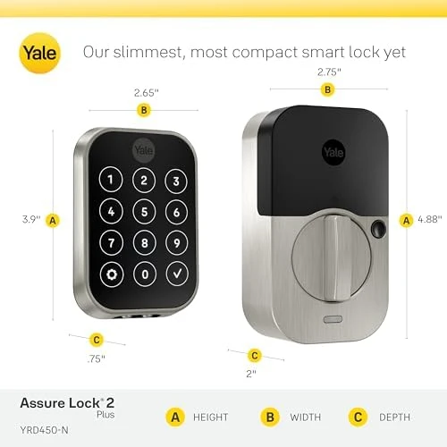 Assure Lock 2 Plus with Apple Home Keys — Smart Lock, Yale