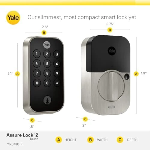 Assure Lock 2 Touch Deadbolt — Smart Lock, Yale