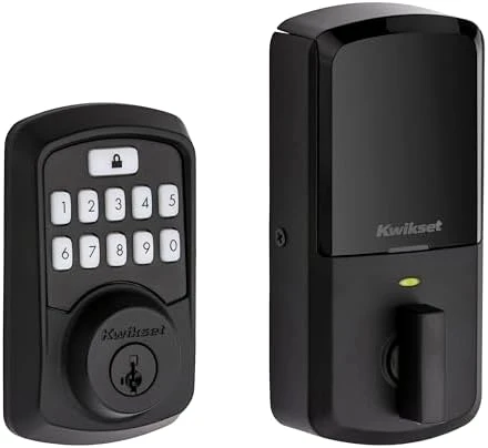 Aura Bluetooth Programmable Keypad Door Lock Deadbolt — Smart Lock, Kwikset