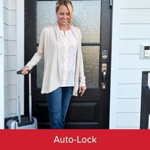 Aura Bluetooth Programmable Keypad Door Lock Deadbolt — Smart Lock, Kwikset