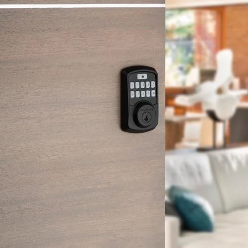 Aura Bluetooth Programmable Keypad Door Lock Deadbolt — Smart Lock, Kwikset