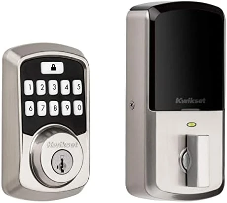 Aura Bluetooth Programmable Keypad Door Lock Deadbolt — Smart Lock, Kwikset