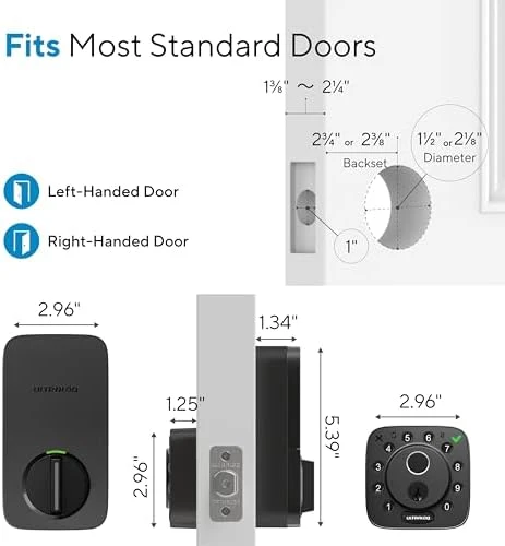 Bolt Fingerprint Smart Lock with Handle — Smart Lock, ULTRALOQ