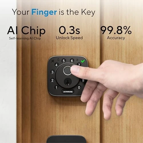 Bolt Fingerprint Smart Lock with Handle — Smart Lock, ULTRALOQ