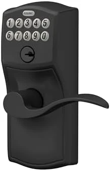 Camelot Keypad Lock with Lever Handle — Smart Lock, SCHLAGE