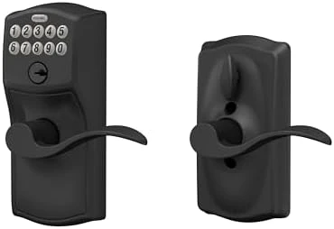 Camelot Keypad Lock with Lever Handle — Smart Lock, SCHLAGE