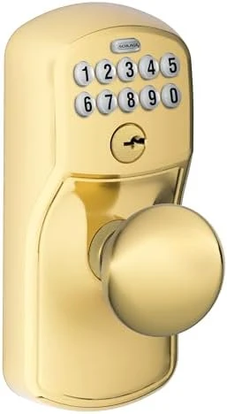 Camelot Keypad Lock with Lever Handle — Smart Lock, SCHLAGE