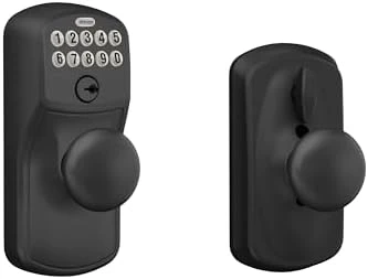 Camelot Keypad Lock with Lever Handle — Smart Lock, SCHLAGE
