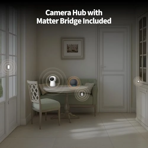 Camera Protect Kit Y100, 4-Piece Wireless Home Security System with 2K Camera Hub G3, 3 Smart Sensors, HomeGuardian,... — Motion Sensor, Aqara