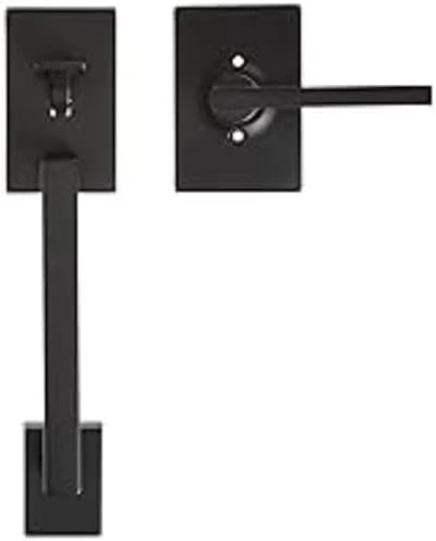 Encode Wi-Fi Smart Lock with Century Handleset Entry Set for Front Door, Matte Black — Smart Lock, SCHLAGE