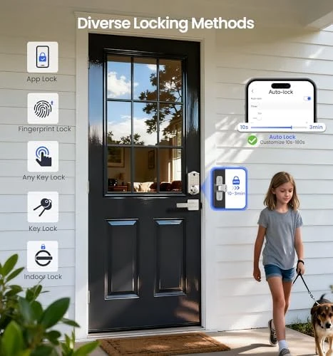 Fingerprint Smart Lock for Front Door — Smart Lock, Veise