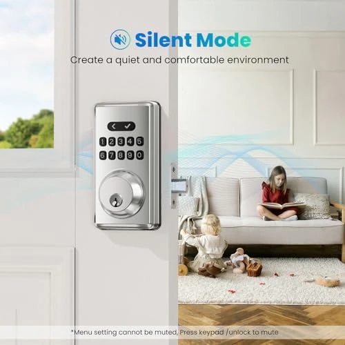 Keyless Entry Door Lock Deadbolt with Keypad — Smart Lock, MOUSETRO