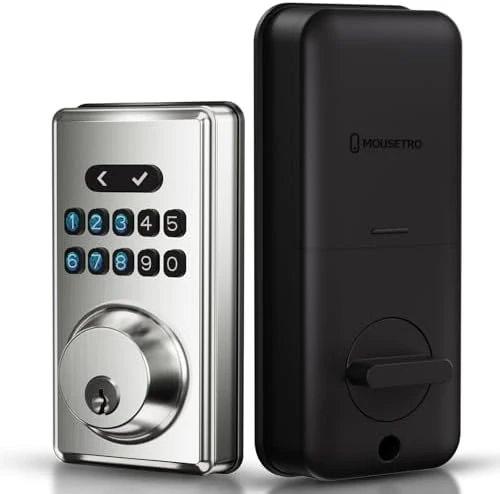 Keyless Entry Door Lock Deadbolt with Keypad — Smart Lock, MOUSETRO