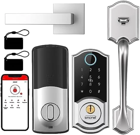 Keyless Entry Door Lock with Handle — Smart Lock, SMONET