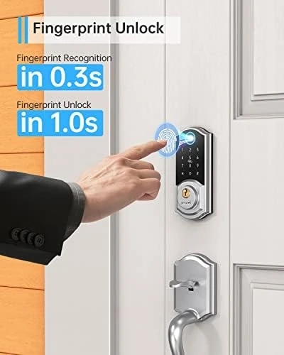 Keyless Entry Door Lock with Handle — Smart Lock, SMONET
