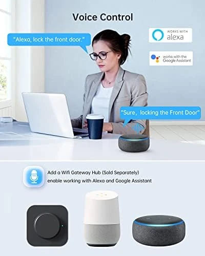 Keyless Entry Door Lock with Handle — Smart Lock, SMONET