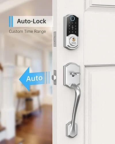 Keyless Entry Door Lock with Handle — Smart Lock, SMONET
