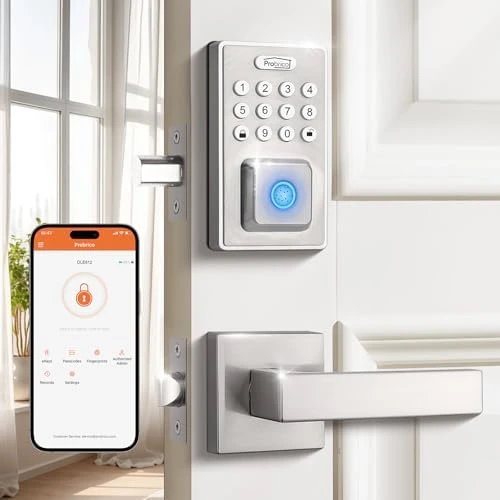 Keyless Entry Door Lock with Handle — Smart Lock, Probrico