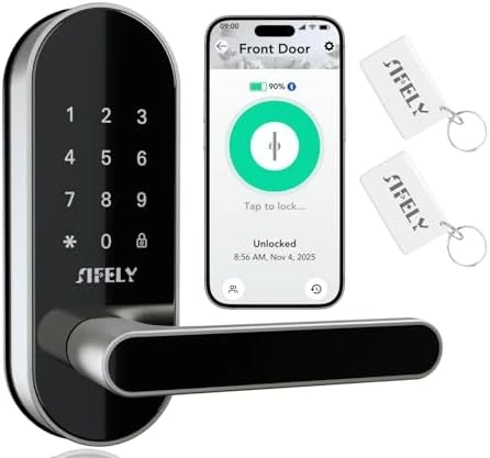 Keyless Entry Keypad Smart Door Lock with Handle & Knob — Smart Lock, Sifely