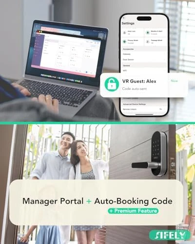 Keyless Entry Keypad Smart Door Lock with Handle & Knob — Smart Lock, Sifely