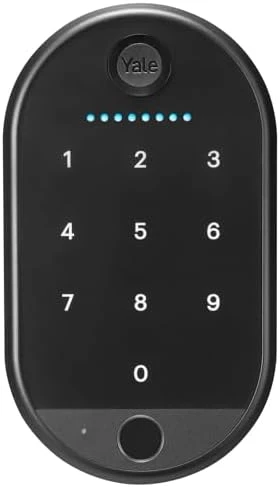 Keypad Touch Fingerprint Door Lock with Keyless Entry — Smart Lock, Yale