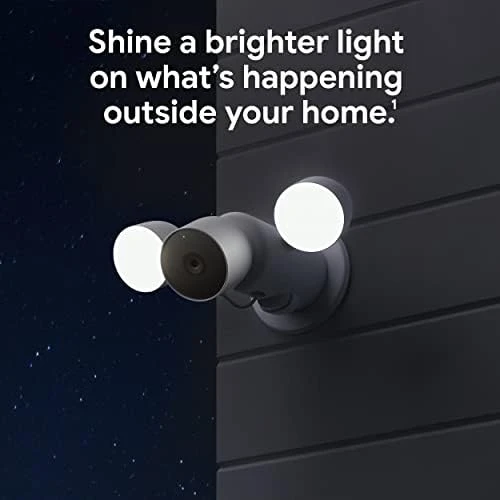 Nest Cam with Floodlight — Security Camera, Google