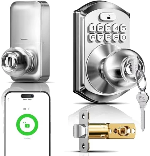 Smart Door Knob with Keypad — Smart Lock, TEEHO