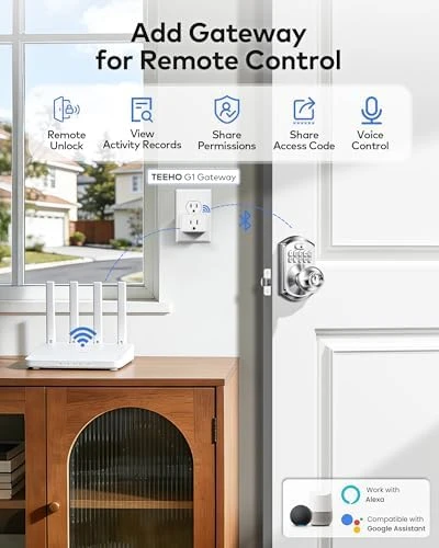 Smart Door Knob with Keypad — Smart Lock, TEEHO