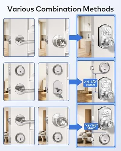 Smart Door Knob with Keypad — Smart Lock, TEEHO