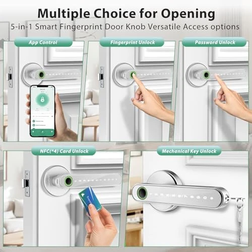 Smart Door Lock with Handle and Keypad — Smart Lock, Evanshow