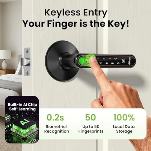 Smart Fingerprint Door Lock — Smart Lock, GHome Smart