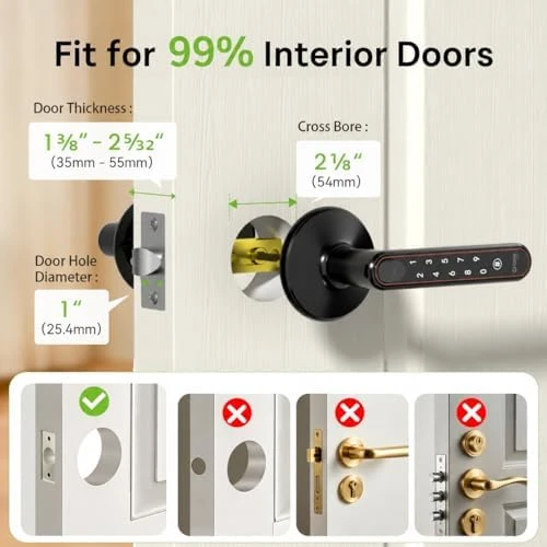 Smart Fingerprint Door Lock — Smart Lock, GHome Smart