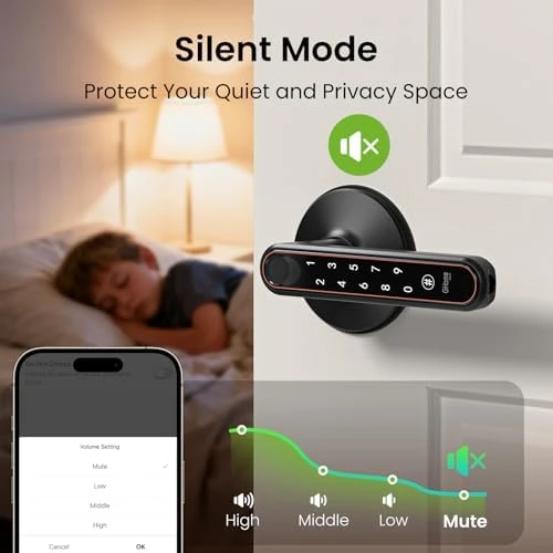 Smart Fingerprint Door Lock — Smart Lock, GHome Smart