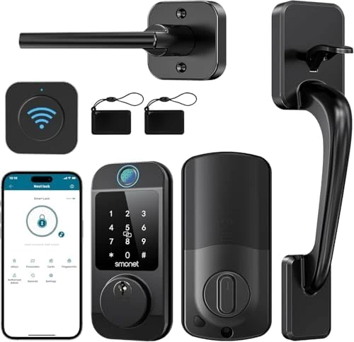 Smart Front Door Lock Set — Smart Lock, SMONET