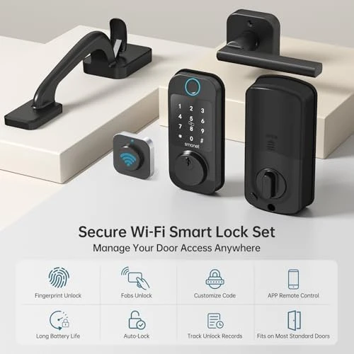 Smart Front Door Lock Set — Smart Lock, SMONET